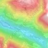 Mapa topográfico L'Arbarey, altitude, relevo