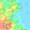 Mapa topográfico Ângulo, altitude, relevo