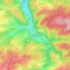 Mapa topográfico Eicherscheid, altitude, relevo