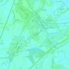 Mapa topográfico Borsea, altitude, relevo