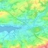 Mapa topográfico Ty Voualc'h, altitude, relevo
