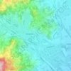 Mapa topográfico Villaggio Giardino, altitude, relevo