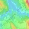 Mapa topográfico Le Villarnet, altitude, relevo