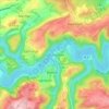 Mapa topográfico Lultzhausen, altitude, relevo