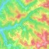Mapa topográfico Ventajol, altitude, relevo