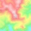Mapa topográfico Nuevo Mundo, altitude, relevo