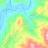 Mapa topográfico Mineração, altitude, relevo