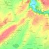 Mapa topográfico La Beulinais, altitude, relevo