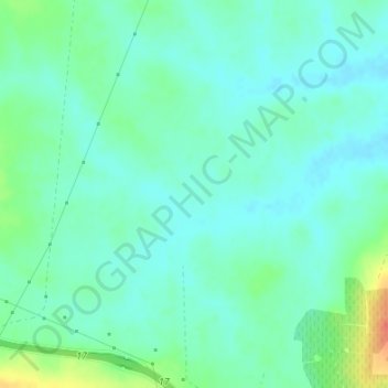 Mapa topográfico Montana, altitude, relevo