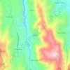 Mapa topográfico Chami 2, altitude, relevo