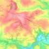 Mapa topográfico Kervao, altitude, relevo