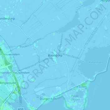 Mapa topográfico Ransdorp, altitude, relevo