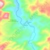 Mapa topográfico Zacatongo, altitude, relevo