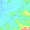 Mapa topográfico Caoayan, altitude, relevo
