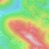 Mapa topográfico Bentosa, altitude, relevo