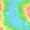 Mapa topográfico Runhof, altitude, relevo