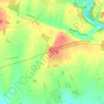 Mapa topográfico Ready Token, altitude, relevo