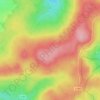 Mapa topográfico Bois de l'Or, altitude, relevo