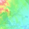 Mapa topográfico La Pampa, altitude, relevo