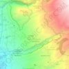 Mapa topográfico La Vista, altitude, relevo