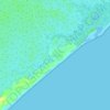 Mapa topográfico Praia Nova, altitude, relevo