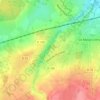 Mapa topográfico Le Vieux Moulin, altitude, relevo