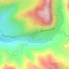 Mapa topográfico El 8, altitude, relevo