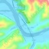 Mapa topográfico Klamath, altitude, relevo