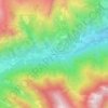 Mapa topográfico Maddalena, altitude, relevo