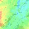 Mapa topográfico Bergfelde, altitude, relevo
