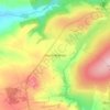 Mapa topográfico North Brentor, altitude, relevo