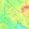 Mapa topográfico Walford Heath, altitude, relevo