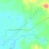 Mapa topográfico Dique de Los Mecanicos, altitude, relevo