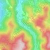 Mapa topográfico Habeaurupt, altitude, relevo
