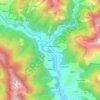 Mapa topográfico Barot, altitude, relevo