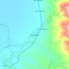 Mapa topográfico Mucujepe, altitude, relevo