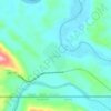 Mapa topográfico El Ixcán, altitude, relevo