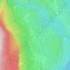 Mapa topográfico Flavon, altitude, relevo