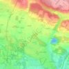 Mapa topográfico Kerozer, altitude, relevo