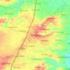Mapa topográfico Gemolong, altitude, relevo