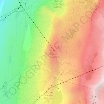Mapa topográfico 3828902 - 1, altitude, relevo