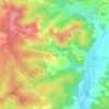 Mapa topográfico Soulage, altitude, relevo