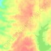 Mapa topográfico Byron, altitude, relevo