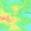 Mapa topográfico Hammond Hills, altitude, relevo