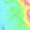 Mapa topográfico El Volcán, altitude, relevo