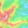 Mapa topográfico Vignale, altitude, relevo