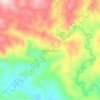 Mapa topográfico Pagergunung, altitude, relevo
