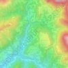 Mapa topográfico Gazzo, altitude, relevo