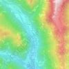 Mapa topográfico Bruschi, altitude, relevo