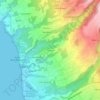 Mapa topográfico Comon, altitude, relevo